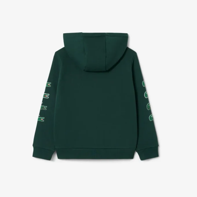 Sweat à capuche zippé en molleton imprimé pour enfant Sweat à capuche zippé en molleton imprimé pour enfant