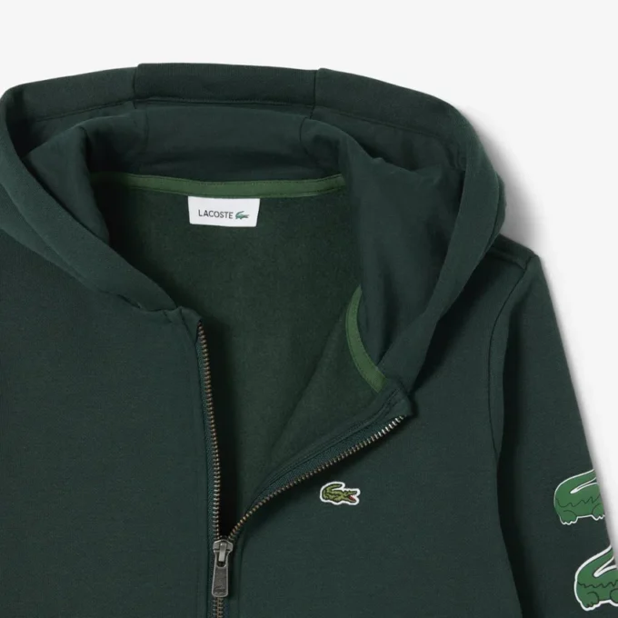 Sweat à capuche zippé en molleton imprimé pour enfant Sweat à capuche zippé en molleton imprimé pour enfant