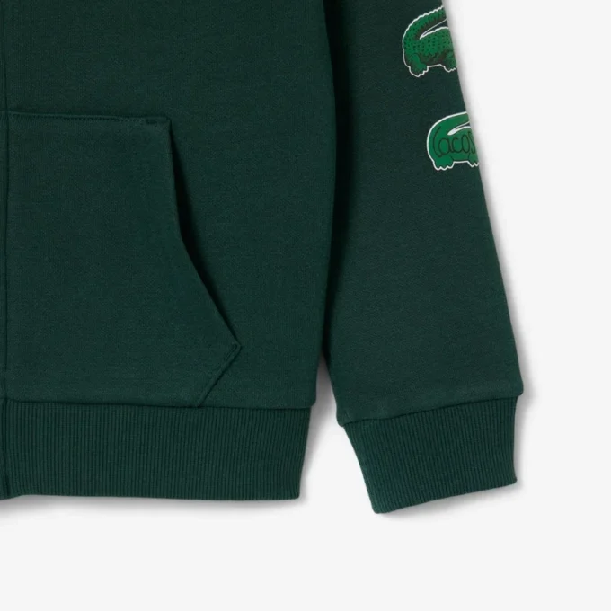 Sweat à capuche zippé en molleton imprimé pour enfant Sweat à capuche zippé en molleton imprimé pour enfant