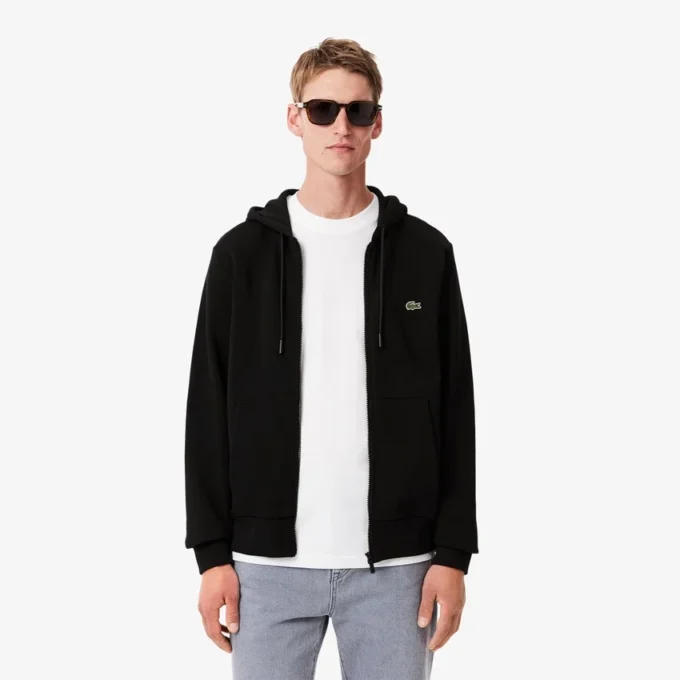 Sweat à capuche zippé en molleton pour homme Sweat à capuche zippé en molleton pour homme