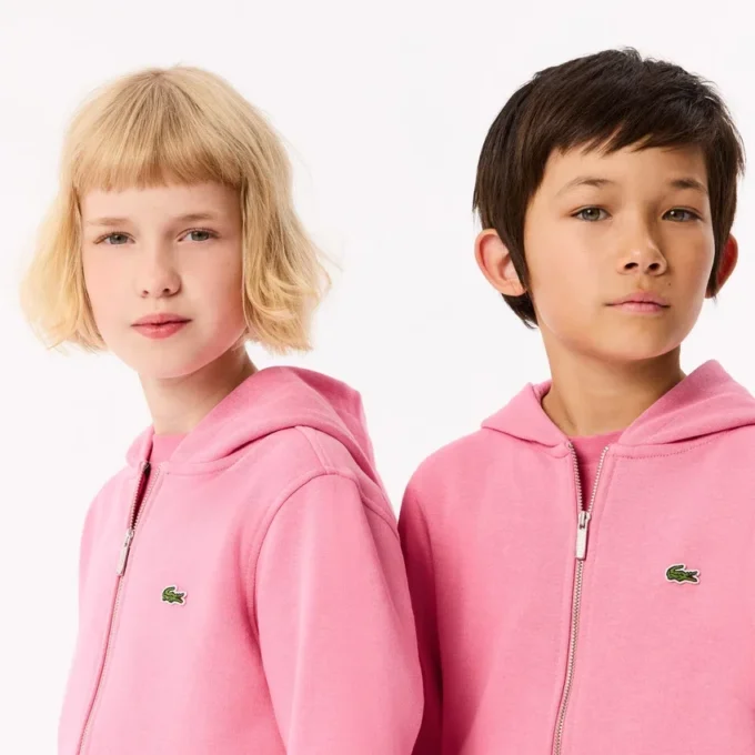 Sweat à capuche zippé en polaire pour enfant