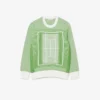 Sweat-shirt avec motif de court de tennis