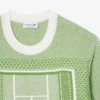 Sweat-shirt avec motif de court de tennis