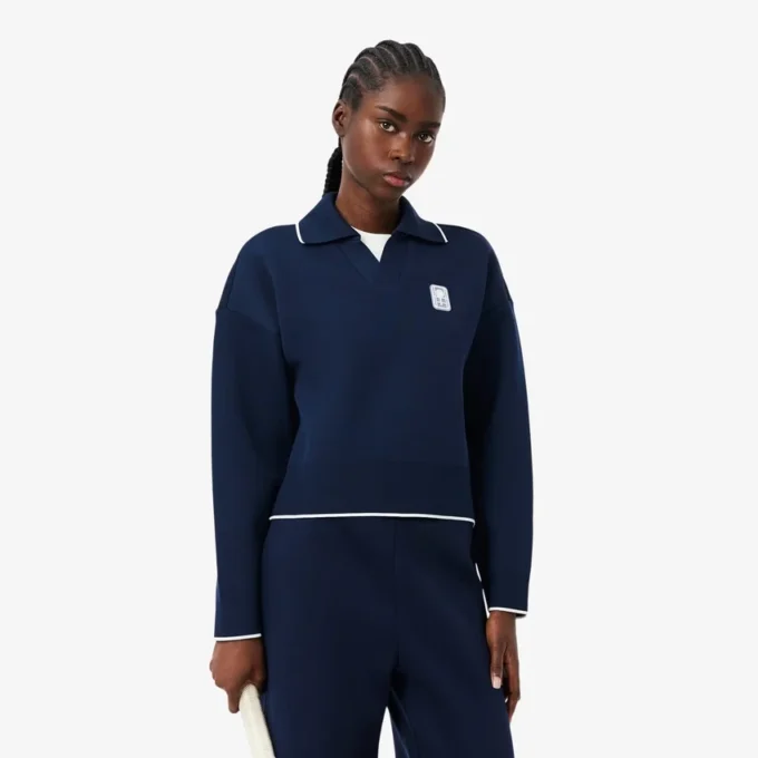 Sweat-shirt à col polo Tennis Heritage Sweat-shirt à col polo Tennis Heritage