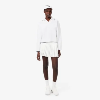 Sweat-shirt à col polo Tennis Heritage