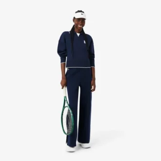 Sweat-shirt à col polo Tennis Heritage