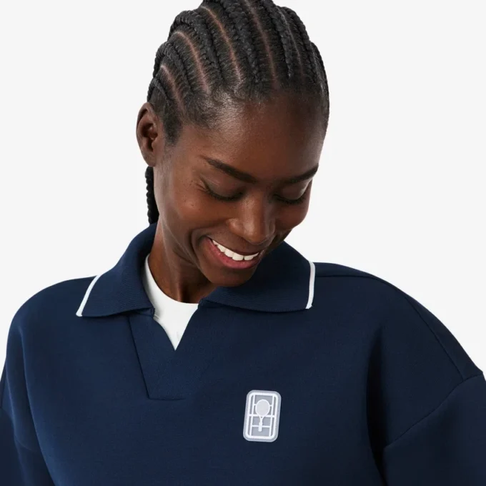 Sweat-shirt à col polo Tennis Heritage Sweat-shirt à col polo Tennis Heritage