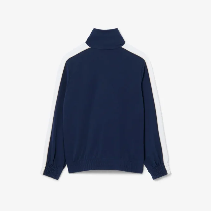 Sweat-shirt de sport zippé en piqué interlock Sweat-shirt de sport zippé en piqué interlock