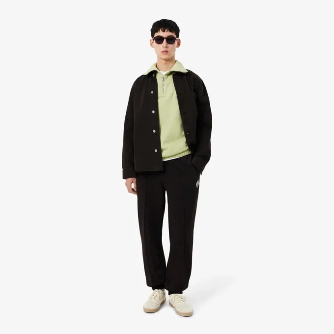 Sweats ample à col zippé en piqué