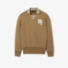 Sweats avec col polo et badge