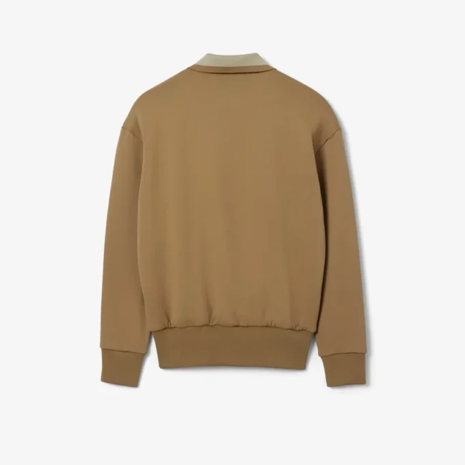 Sweats avec col polo et badge