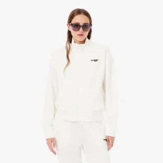 Sweats à badge zippé et coupe décontractée