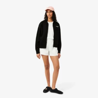 Sweats à badge zippé et coupe décontractée