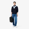 Sweats à col polo en coton côtelé pour homme
