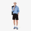 Sweats à col polo en coton côtelé pour homme