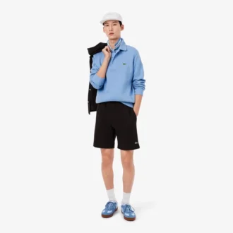 Sweats à col polo en coton côtelé pour homme