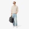 Sweats à col polo en coton côtelé pour homme