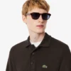 Sweats à col polo en coton côtelé pour homme