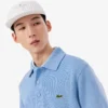 Sweats à col polo en coton côtelé pour homme
