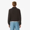 Sweats à col polo en coton côtelé pour homme