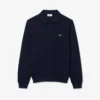 Sweats à col polo en coton côtelé pour homme