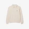 Sweats à col polo en coton côtelé pour homme