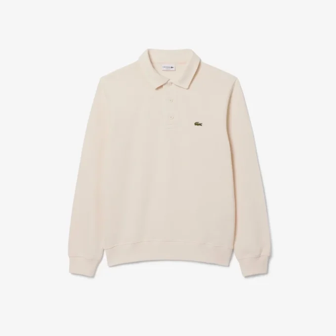 Sweats à col polo en coton côtelé pour homme