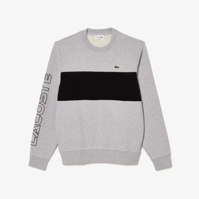 Sweats à col rond color block pour homme