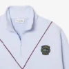 Sweats à col zippé en piqué coupe ample pour homme