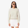 Sweats en coton pour femme avec logo en relief Sweats en coton pour femme avec logo en relief