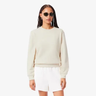 Sweats en coton pour femme avec logo en relief