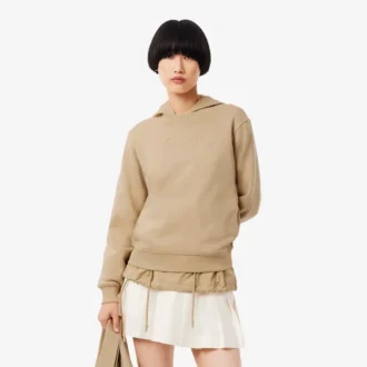 Sweats en coton pour femme avec logo en relief