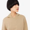 Sweats en coton pour femme avec logo en relief Sweats en coton pour femme avec logo en relief