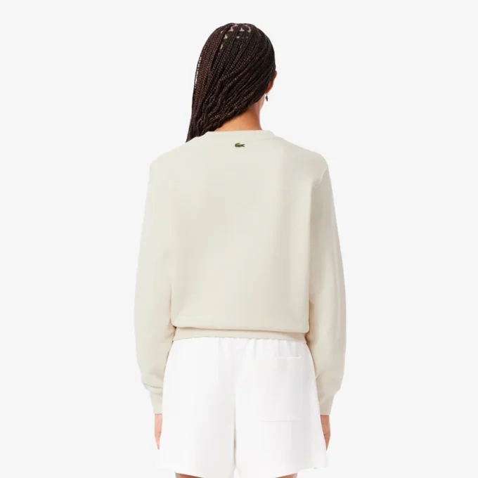 Sweats en coton pour femme avec logo en relief Sweats en coton pour femme avec logo en relief