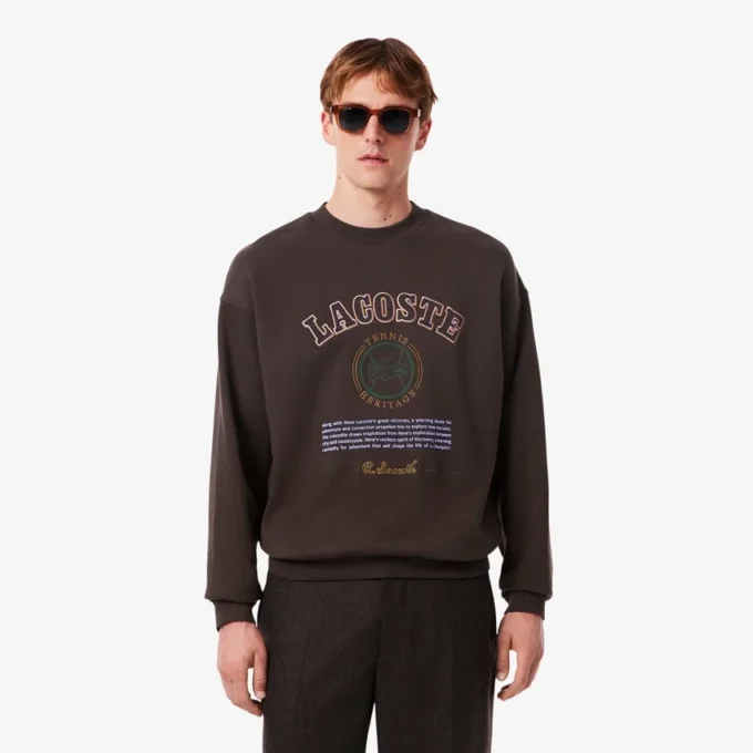 Sweats en molleton brodés Heritage pour homme