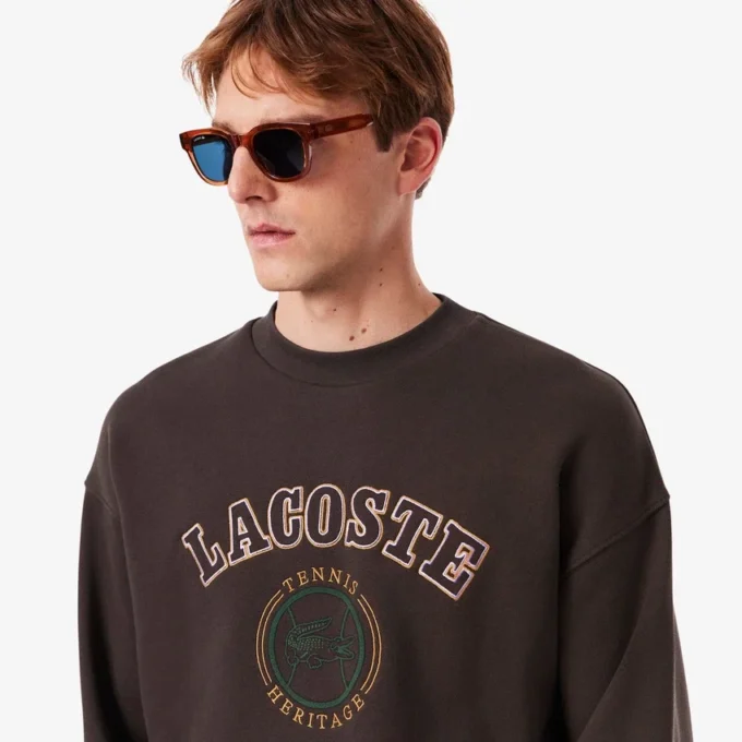 Sweats en molleton brodés Heritage pour homme