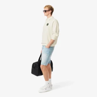 Sweats en molleton à col polo coupe ample pour homme