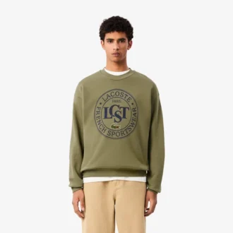 Sweats en molleton imprimés coupe ample pour homme