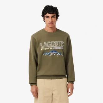 Sweats en molleton à motif brodé pour homme
