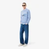 Sweats en molleton à motif brodé pour homme