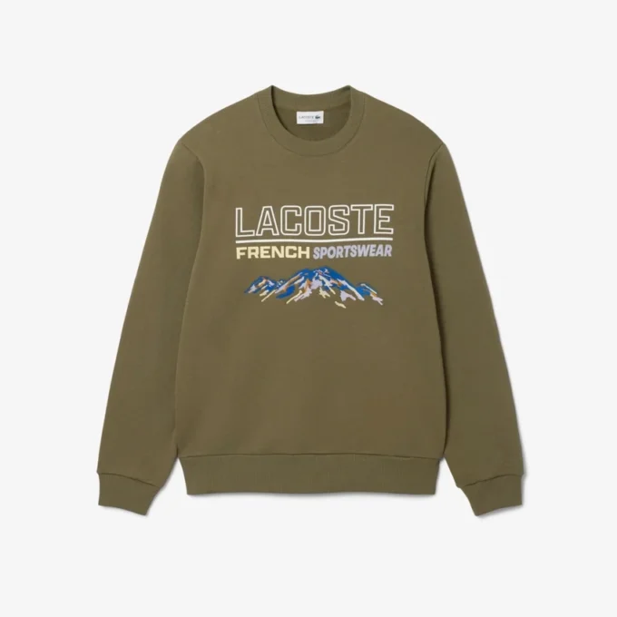 Sweats en molleton à motif brodé pour homme