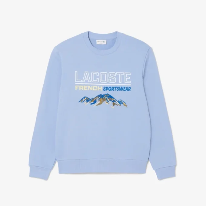 Sweats en molleton à motif brodé pour homme