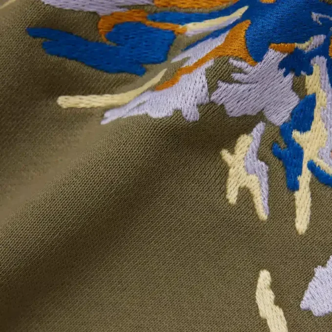 Sweats en molleton à motif brodé pour homme