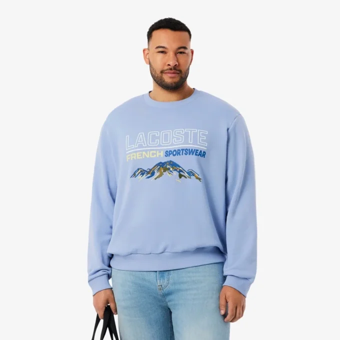 Sweats en molleton à motif brodé pour homme