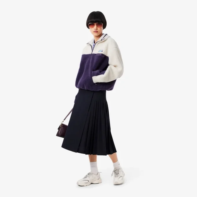Sweats en molleton oversize à col montant pour femme Sweats en molleton oversize à col montant pour femme