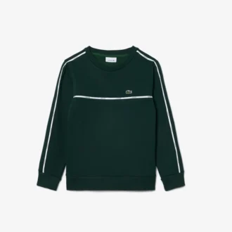 Sweats en molleton à rayures et logo pour garçon