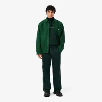 Sweats en molleton zippés effet satiné pour homme