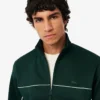 Sweats en molleton zippés effet satiné pour homme