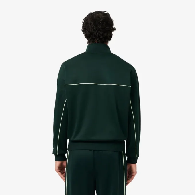 Sweats en molleton zippés effet satiné pour homme