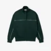 Sweats en molleton zippés effet satiné pour homme